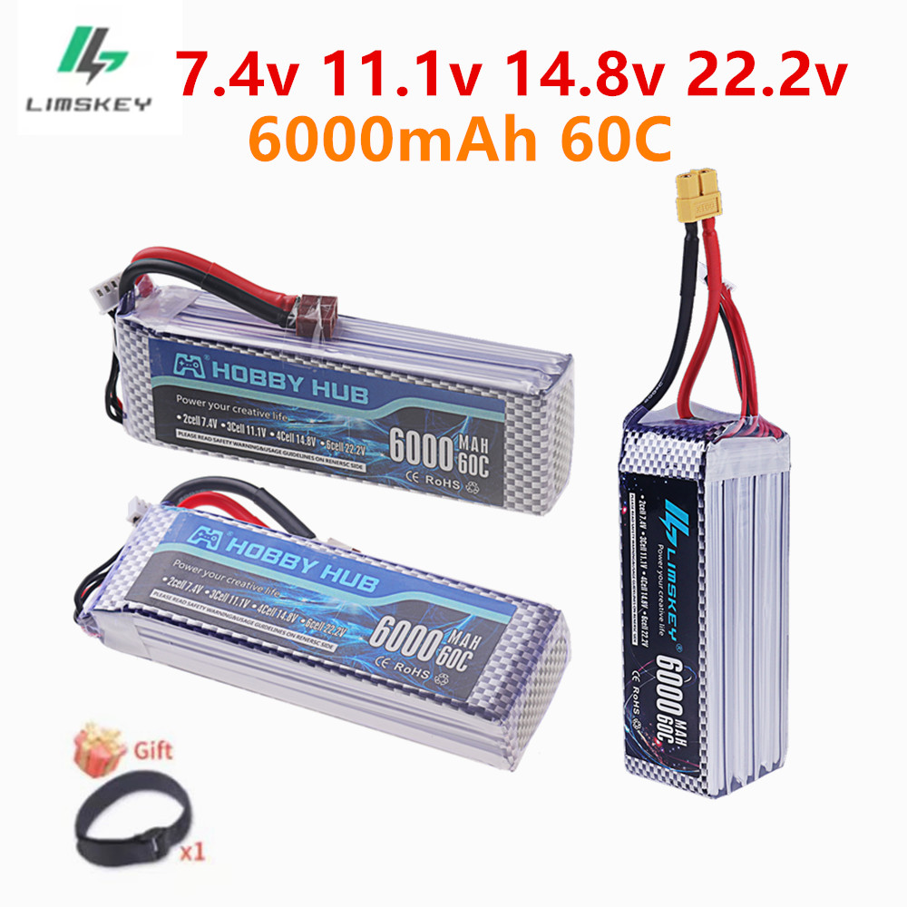 Аккумулятор LiPo 7.4V 11.1V 14 – обзор и цена 4S Lipo Battery 14.8V 6000Mah