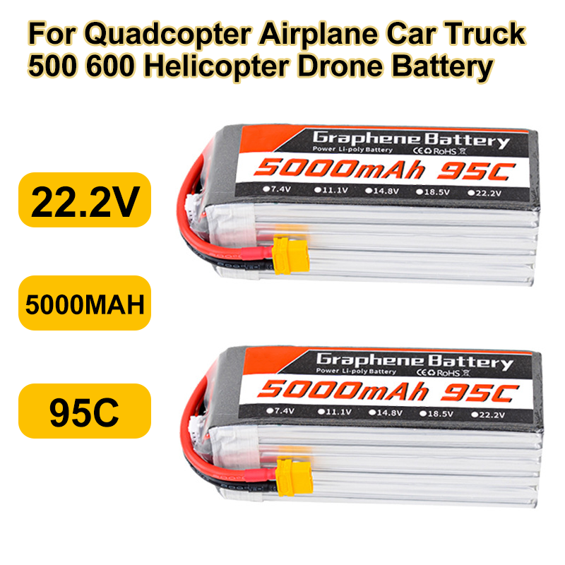 Аккумулятор LiPo 95C 22,2 В 6S – обзор и цена 6S Lipo Battery 22.2V 5000Mah