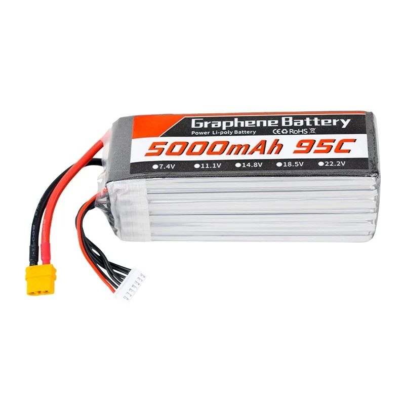 Графеновый литий-полимерный ак – обзор и цена 6S Lipo Battery 22.2V 5000Mah
